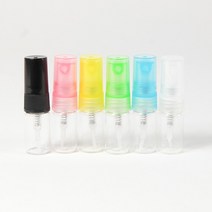 스윗바틀 향수공병, 100개, ②2ml 투명유리병/그린캡