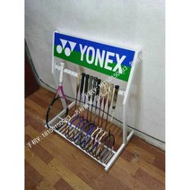 디스플레이 거치대 보관함 테니스라켓 정리함 다이, 화이트 라켓 20개