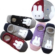 양말하우스 여성 수면양말 주니어양말 통통래빗 수면덧신 (5종)