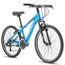 2022 스타카토 스펙터24인치 알루미늄 주니어 어린이 초등학생자전거, 블랙레드