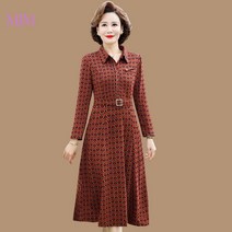 엄마 가을 원피스 어머니 중장년 선물 중년