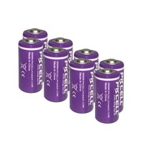 8개 ER14250 36V 1200MAH 리튬 1 2AA LI-SOCL2배터리 LED 조명 장치 SONOBUOYS 대체 SAFT LS14250, 3V