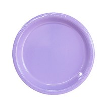 파티 접시(소 10개입/13색상) 플라스틱 생일 돌상 캠핑 용품, 라벤더(10개입)