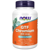 나우푸드 GTF 크로뮴 200mcg 250정, 1개