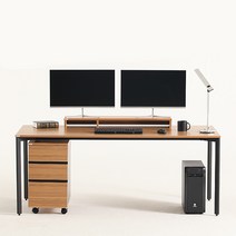 다가구 페르마타 1200 x 800 컴퓨터책상 스탠다드, 지브라(상판):블랙(프레임)