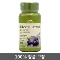 GNC Bilberry Extract Lutein 미국 지엔씨 빌베리 추출 루테인 60캡슐