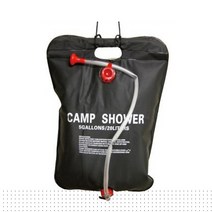 유니크앤몰 강력추천!! 캠핑용 샤워백 샤워물통 20리터 40리터 개인 샤워기 간이샤워장 캠핑샤워기, 캠핑 샤워물통20리터, 1개