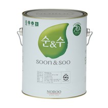 노루 순수100 4L 수성 내부 친환경 DIY 페인트 벽지, 아이보리1