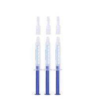 치아미백기 블루라이트 치아 치과 의사 치아 미백 키트 44% 과산화수소 표백제 시스템 3pcs 젤 트레이 1pc, 03 3pcs Whitening Gel