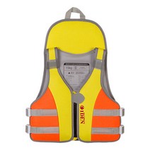 아이든 아동용 물놀이 수영조끼, 옐로우