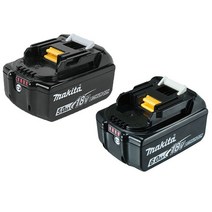 Yotta_ 마끼다 18V 충전 리튬이온 BL1850B BL1860B 배터리 자량체크가능 전동공구, 1개, 6Ah(BL1850B)