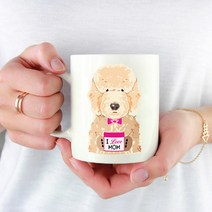 아이러브맘 골든두들 로고머그컵 특별한머그, 양쪽