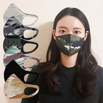 (6장1세트) 밀리터리 육해공 마스크 사랑하는 가족 군인과 연인을 위한 패션 마스크