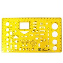 제도판 전기 도면 템플릿 디자인 K130 약 19*11cm