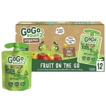 고고스퀴즈 프루트 온 더 고 90g, 12개입, Apple Apple (사과)