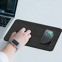 충전 마우스패드 데스크 매트 무선고속충전패드