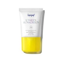 슈퍼고프를 방문하세요 가게 슈퍼 구프 보이지 않는 선스크린 0.5온스 SPF 40 PA+++ 리프 프렌들리 넓은 스펙트럼의 페이스 메이크업 프라이머 오일 프리 무향 수염 친화적 모, 0.5 Fl Oz (Pack of 1)