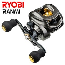 RYOBI RANMI 미끼 반죽 클래식 소금물 낚시줄 7+1BB MAX DRARG 8KG 낚시줄 서프캐스트드릴, Black Gold, 좌핸들