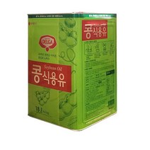 [시아]프리미엄 업소용 콩식용유 18L 1개, 1캔