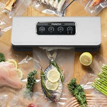 음식 고기 채소 식품 진공 포장기 압축 생선 진공팩 푸드 소형 음식물 포장 비닐 밀봉기 기기 수축 비닐팩, 단품