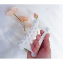 괄사 마사지기 도자기 세라믹 림프순환 얼굴 다리 뱃살뭉침 속괄사 디톡스마사지, 괄사마사지기-화이트