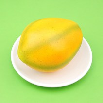 파파야 모형 15.5cm 인조 열대 과일 그린파파야 파파야망고 골드파파야 파파야메론 모형과일
