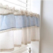 러블리 레이스 파스텔밀크 바란스커튼(3color)2size 주방가리개