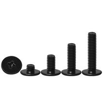 M2 블랙 초저두 볼트 CM 소형 노트북 플랫 헤드 나사 모바일 스크류, M2 (50pcs), 3mm, 1개