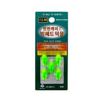갤럭시 편한케미 빅헤드 덕용(5개입) 민물전자케미, 대 - 녹색