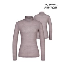 팬텀 골프 fantom여성 패턴 베이스레이어 티셔츠 F222A1TI964_PK, 090, PK