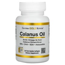 캘리포니아 골드 뉴트리션 Calanus오일 500 mg 30 피쉬 젤라틴 소프트젤