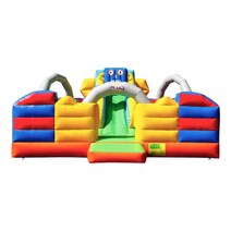 대형 야외 에어바운스 놀이기구 트램폴린, (6x5x3.05m)