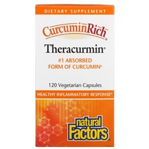 내추럴 팩터스 CurcuminRich Theracurmin 베지 캡슐 옵션확인필수, 30 개