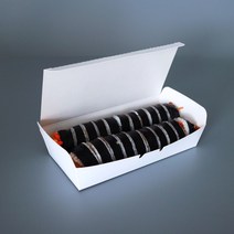 샤인팩 일회용 종이도시락 샐러드 햄버거 김밥 떡 포장용기 무지 2호(100개)