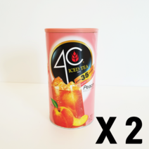 4C 믹스 피치 복숭아맛 아이스티 분말 2.34KG 2통 대용량 ICED TEA PEACH DRINK MIX 2, 2.34KG X 2통
