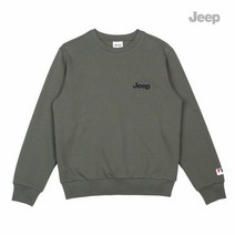 지프Jeep스몰로고맨투맨카키22FW남여공용매장정품