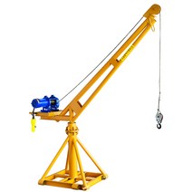 원치 크레인 호이스트 휴대용 조립식 전기 리프트, 220V 300kg 12M