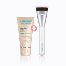 닥터슈라멕 블레미쉬밤비비크림40ml 시그니처커버브러쉬세트+샘플 메이크업 파운데이션 브러시, 라이트(21호)