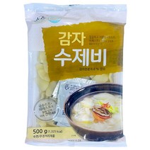[송학식품] 감자수제비 500g (3인분)_스프포함_수제비, 1개, 1개