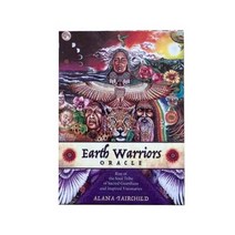 거꾸리 운동기구 타로 음식 운세 카드 전체 영어 클래식 보드 게임 상상력 오라클 데스크 PDF 가이드북 78 개, Earth Warriors