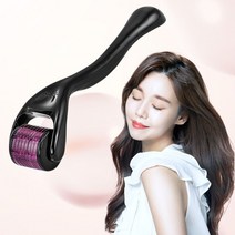 더마 롤러 얼굴 피부 관리 페이스 두피 괄사 기구 더마롤러 괄사 라인정리 페이스롤러 s롤러, 0.5mm, 본상품선택