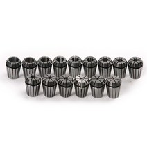 15Pcs ER25 콜릿 도구 정밀 봄 콜릿 세트 2mm에서 16mm CNC 콜릿 척 밀링 선반 도구 및 스핀들 모터에, 하나, 은, 15개