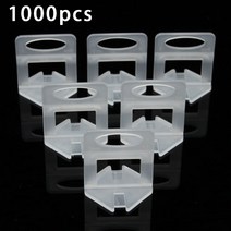 평탄클립 재사용 가능한 플랫 타일 레벨링 시스템 벽 바닥 레벨용 2mm 40mm x 1000 개, 4.2.5mm 1000pcs