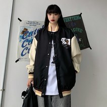 야구점퍼 베이스볼 폴리 윈드자켓 단체과점퍼 커플 야구유니폼 봄가을용
