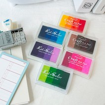 스템프 도장 다꾸 컬러 용품 스탬프잉크, 그린, 그린