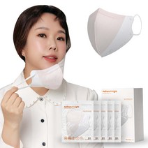 누이누아 아이테라 새부리형 원킬 구리 마스크 중형(M), 10개입, 1개, 로지화이트