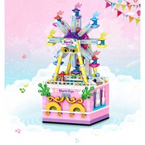 레고 오르골 세트 레고 10280 플라워 꽃다발 장식 어린이 장난감 파티 캐릭터 선물세트 5종 타입선택, TYPE-1(Ferris Wheel)