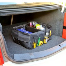 썬피크 자동차 트렁크정리함 다용도 접이식 수납함 57L 블랙