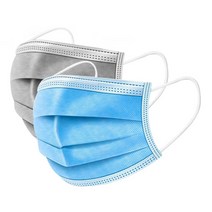 PNK 일회용 3중필터 덴탈마스크 50매 대형, 그레이, 그레이