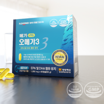 일동 생활건강 메가 rTG오메가3 EPA DHA 혈행개선, 메가 rTG오메가3 -30일분